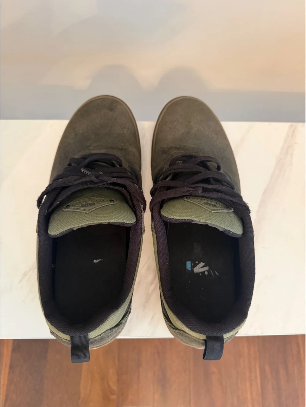 Vans Kyle Walker Pro Skate Shoes – Olive Green / Black / Gum – Men’s Size 13